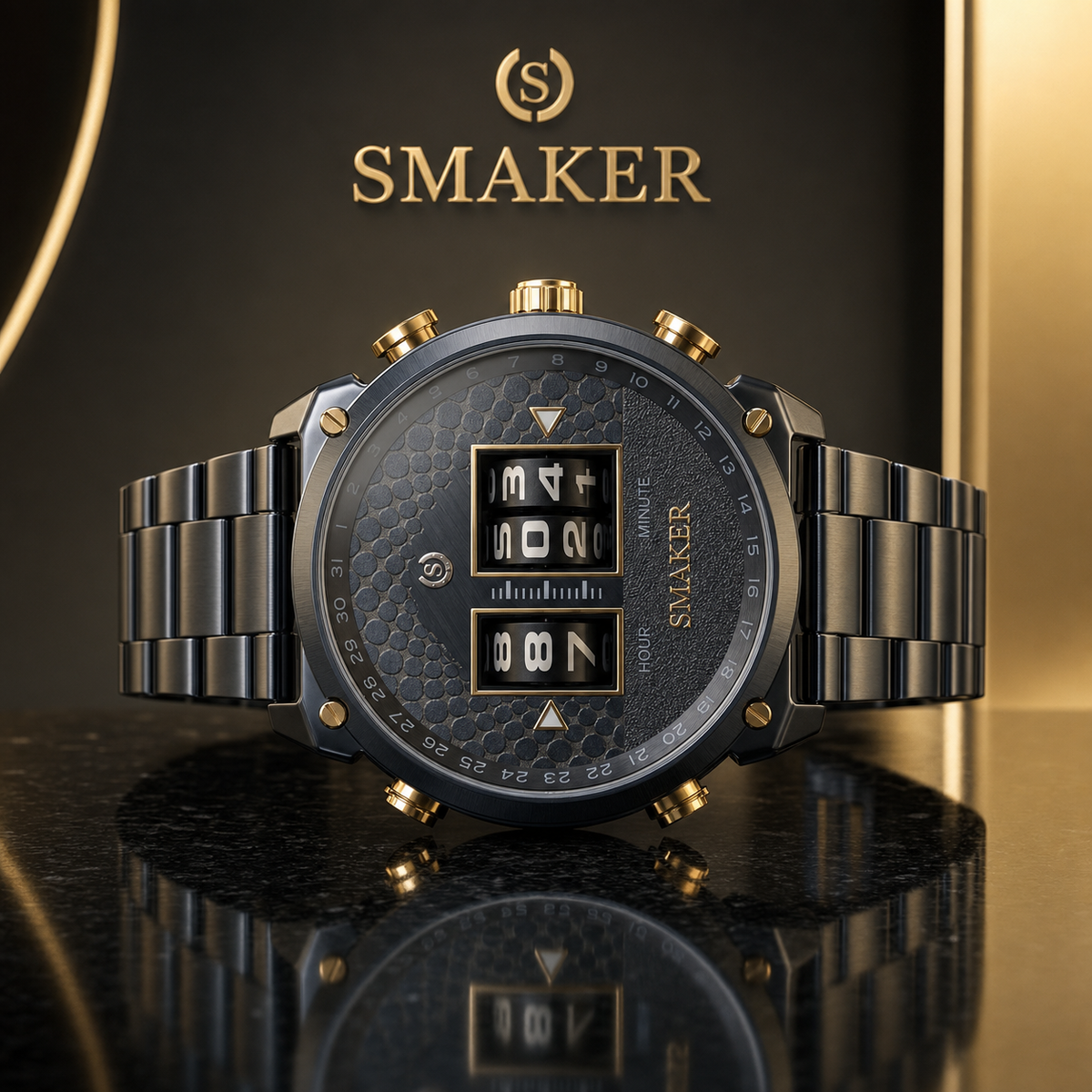 Digital Roller Display Watch Collection