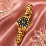 SMAKER Gold Faceted Jewelry Watch - product image 1