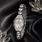 SMAKER Silver Faceted Jewelry Watch - product image 1