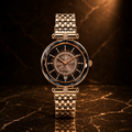 Classic Rose Gold Multilink Watch
