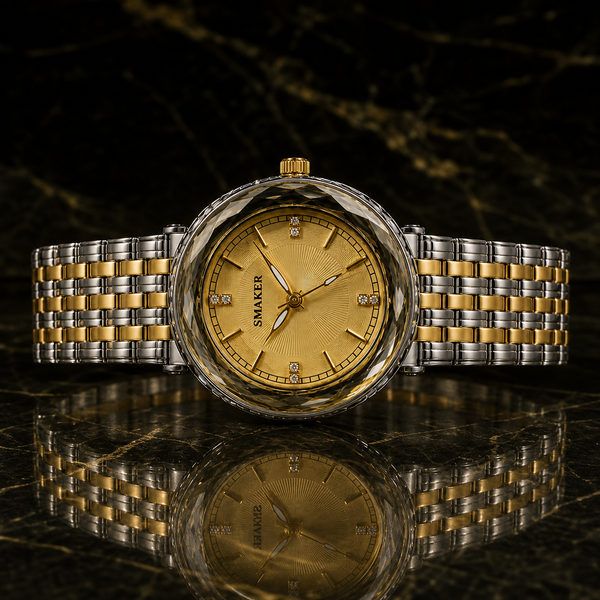 SMAKER Classic Two-Tone Multilink Watch - product image 1