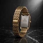 SMAKER Gold Rectangular Multilink Watch - product image 1