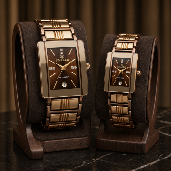 SIMAKER Rectangular Couples Watch Collection - product image 2