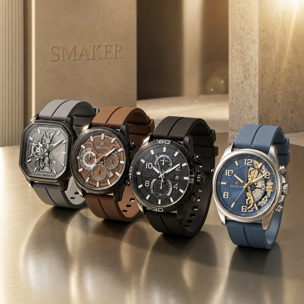 SMAKER Sport Rubber Strap Watch Collection - product image 2