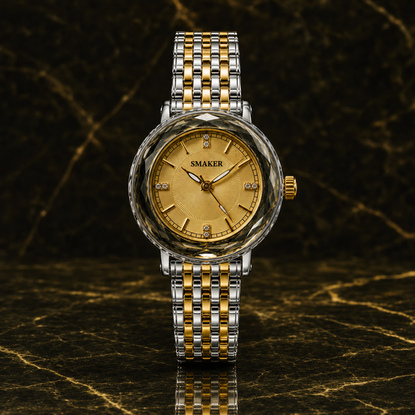 SMAKER Classic Two-Tone Multilink Watch - product image 2