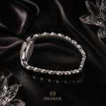 SMAKER Silver Faceted Jewelry Watch - product image 3