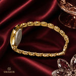 SMAKER Gold Faceted Jewelry Watch - product image 3