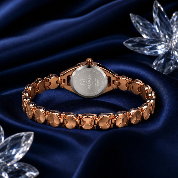 SMAKER Rose Gold Faceted Jewelry Watch - product image 3