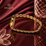 SMAKER Gold Faceted Jewelry Watch - product image 5